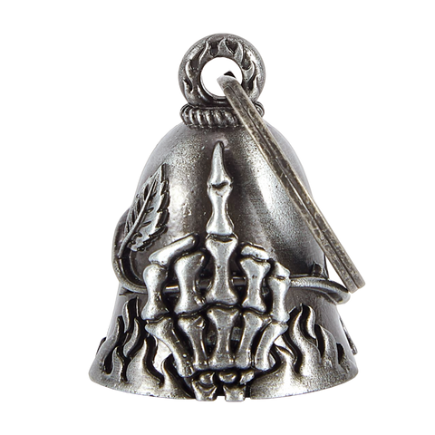 Dream Apparel Middle Finger With Rose Motorcycle Bell, Good Luck 3-D, Light Weight, Impact Resistant