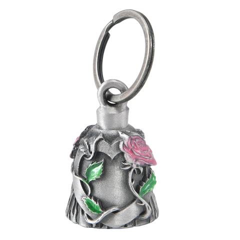 Dream Apparel Heart with Pink Rose Motorcycle Bell, for Good Luck in 3-D, Light Weight