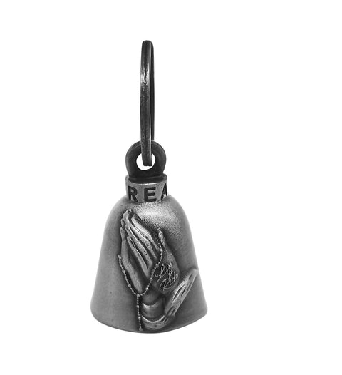 Dream Apparel Praying Hands Motorcycle Bell for Good Luck and in 3-D, Light Weight Impact Resistant