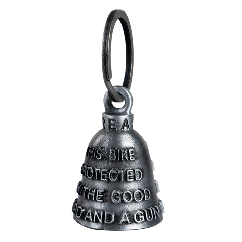 Dream Apparel "THIS BIKE PROTECTED BY THE GOOD LORD AND A GUN" 3D Motorcycle Bell