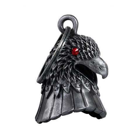 Dream Apparel Red Eyes Eagle Motorcycle Bell, for Good Luck and in 3-D, Light Weight