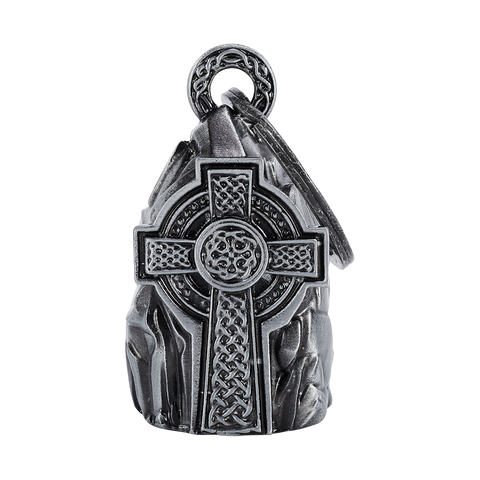 Dream Apparel Celtic Cross Motorcycle Bell for Good Luck 3-D, Light Weight, Impact Resistant