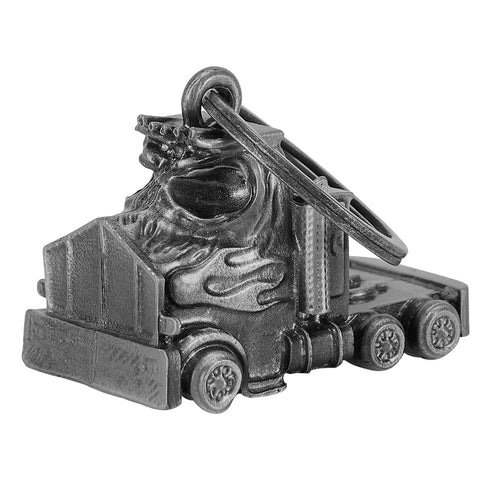 Dream Apparel Semi Truck Skull Face With Flames Motorcycle Bell, Good Luck 3-D, Light Weight