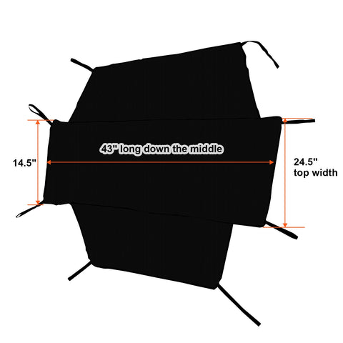 Dream Apparel Motorcycle Seat Shade Cover  Waterproof & Sunproof Protection for Touring Bikes Easy