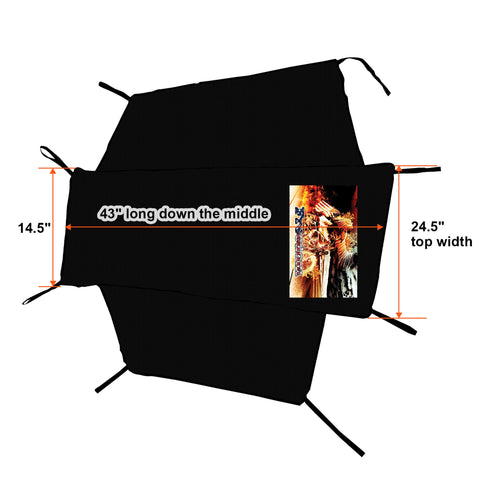 Dream Apparel Freedom Motorcycle Seat Shade Cover Waterproof & Sunproof Protection for Touring Bikes