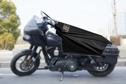 Dream Apparel POW MIA Motorcycle Seat Shade Cover Waterproof & Sunproof Protection Touring Bikes