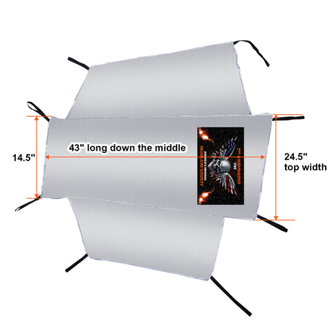 Dream Apparel 2nd Amendment 1789 Motorcycle Seat Shade Cover Waterproof & Sunproof Protection