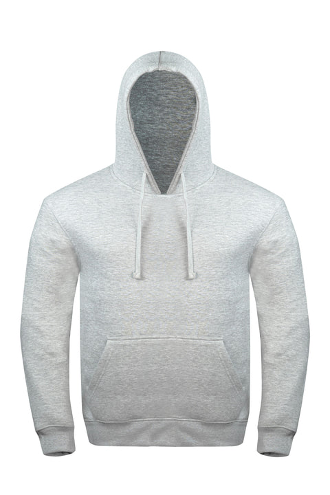 Dream Apparel Men’s & Women’s Grey Pullover Hoodie Soft Cotton Blend Sweatshirt Drawstring Hood