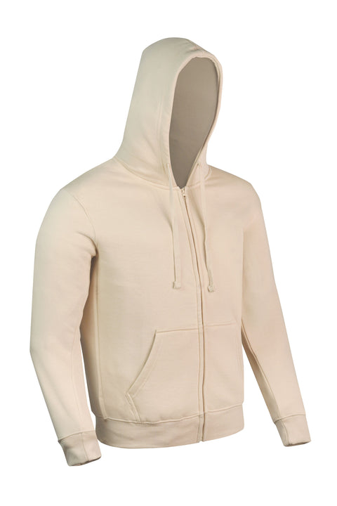 Dream Apparel Unisex Skn Zip-Up Hoodie Soft Cotton Blend Hooded Sweatshirt Full Zipper, Drawstring