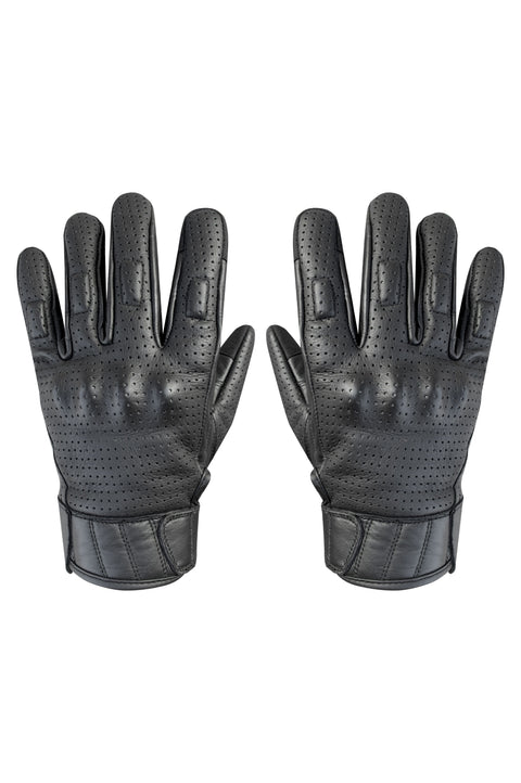 Dream Apparel Black Breathable Gloves Hook & Loop Fastener For Added Grip