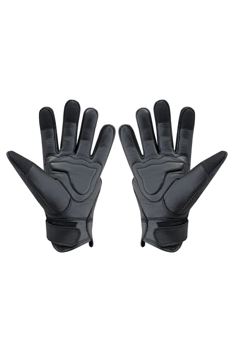 Dream Apparel Black Breathable Gloves Hook & Loop Fastener For Added Grip