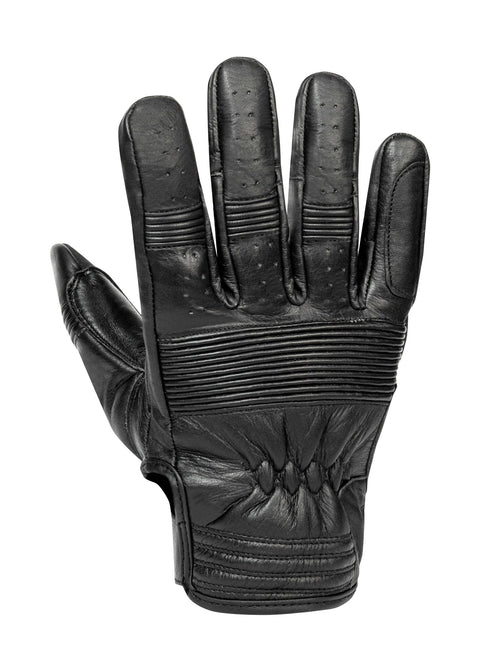Men's Leather Driving Gloves, Touchscreen Compatible, Soft Lined Black Leather Gloves Anti-Slip Grip