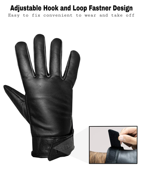 Dream Apparel Genuine cowhide leather riding gloves