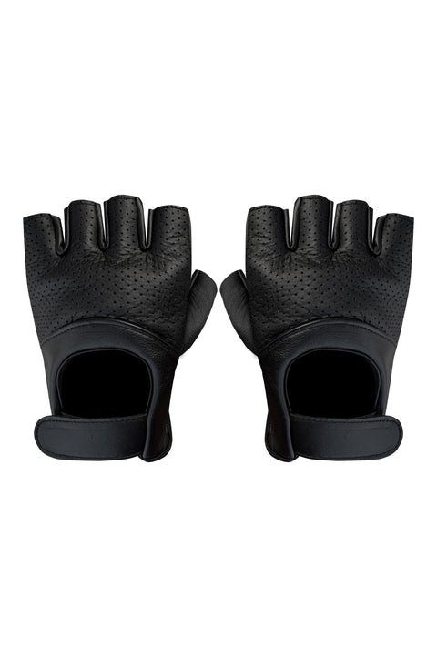 Dream Apparel Black Breathable Gloves Hook & Loop Fastener