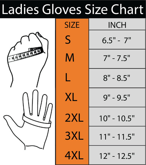 Ladies Leather Gloves Purple