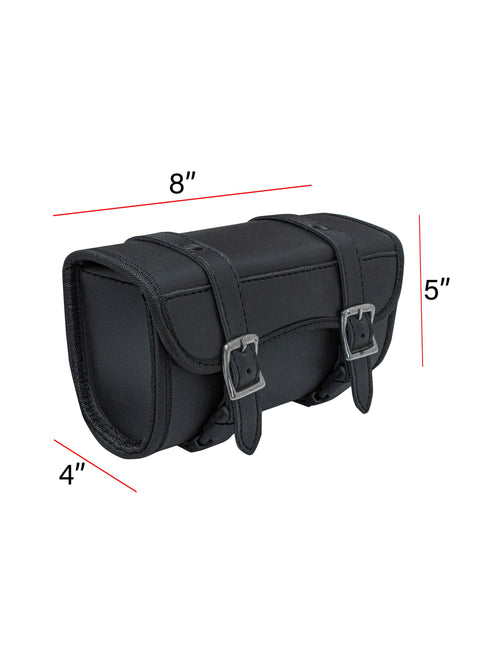 Dream Apparel Motorcycle Tool Bag, Stylish Design Secure Buckle Straps, Universal Fit for Cruiser