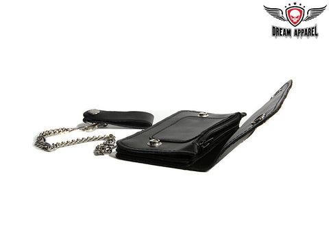 Leather Wallet With Zipper