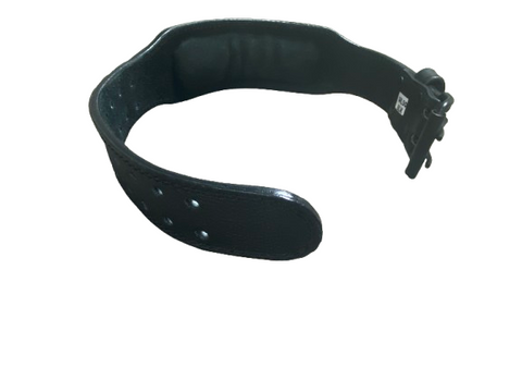 Dream Apparel Leather Weight Lifting Belt Powerlifting Heavy-Duty Back Support Lever/Prong Buckle