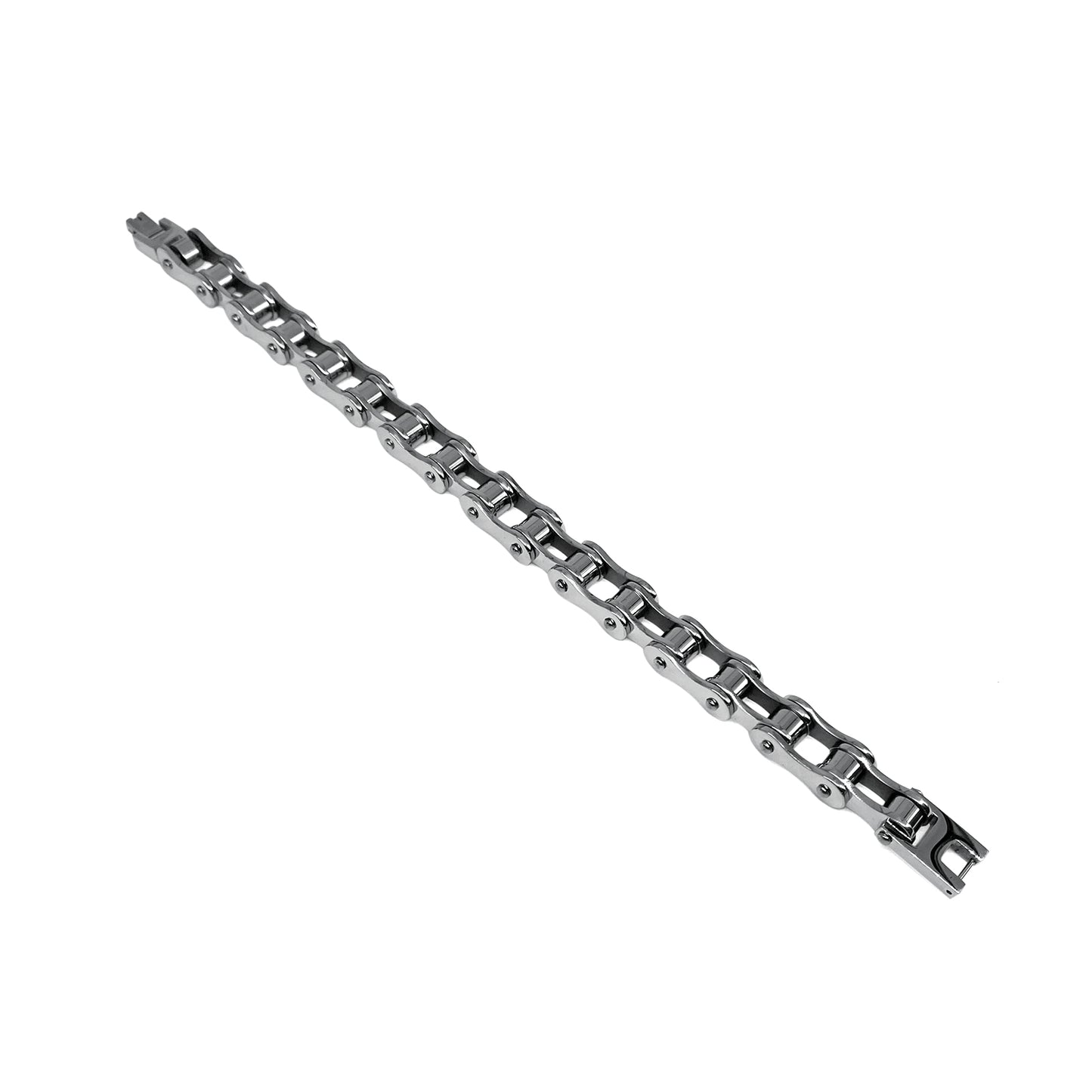 Mens Stainless Steel chain bracelet link, for motorcycle & bike lovers (with gift box)