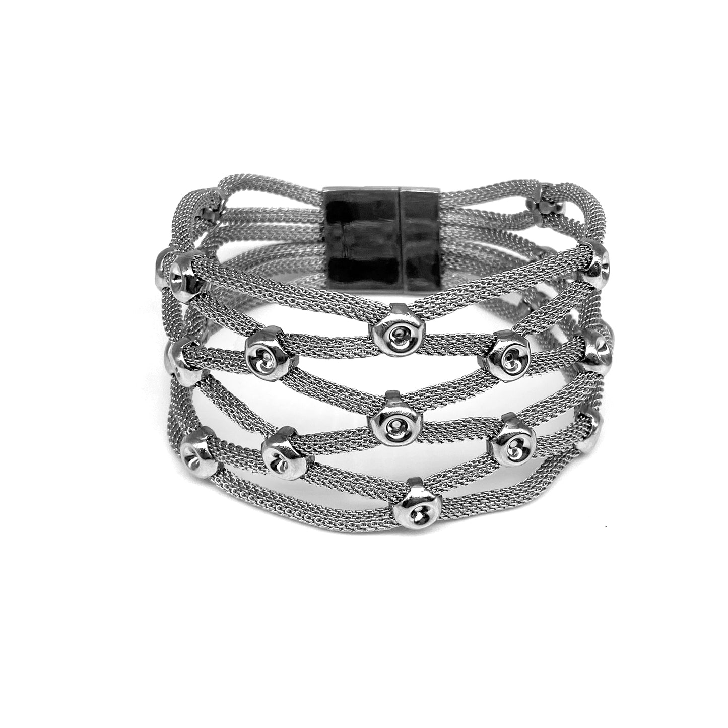 Mens Stainless Steel chain bracelet link, for motorcycle & bike lovers (with gift box)