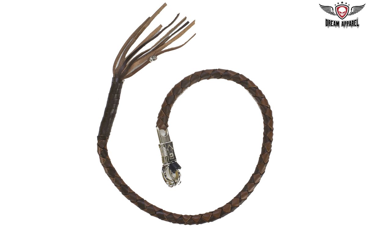 Two Tone Brown Get Back Whip for Motorcycles